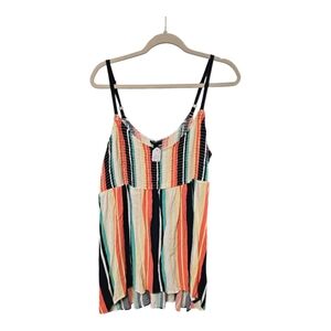 Torrid Multicolor Striped Camisole